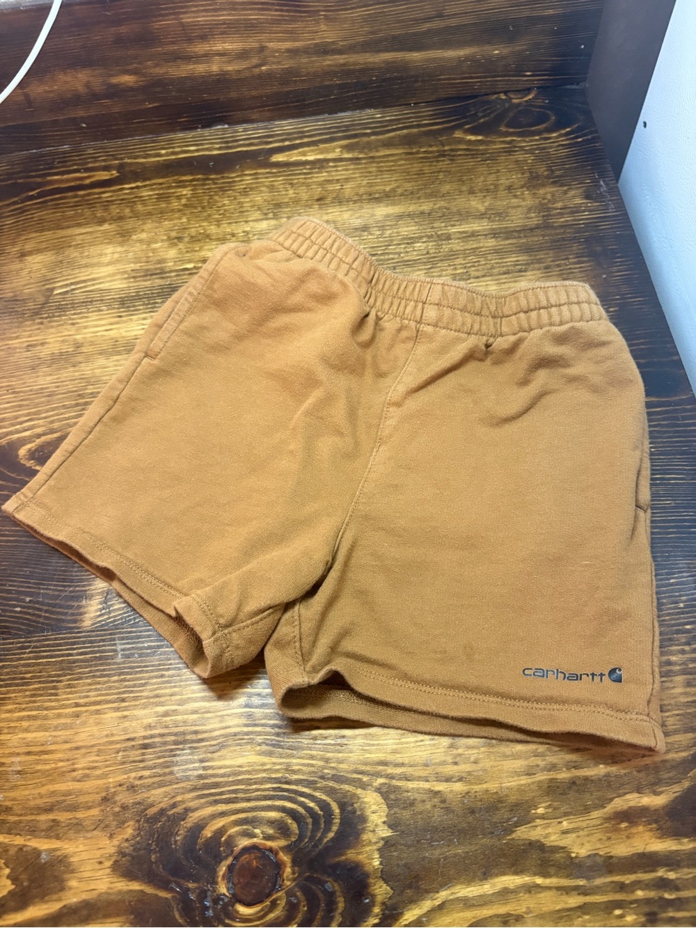 Carhartt brown shorts size 4T